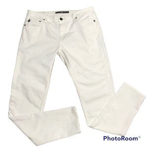 Big Star Alex Mid Rise Skinny Jeans White Sz 31